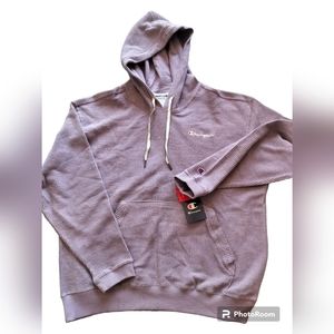 Champion Womens Campus Corded Long Sleeve Hoodie In Smoked Lilac